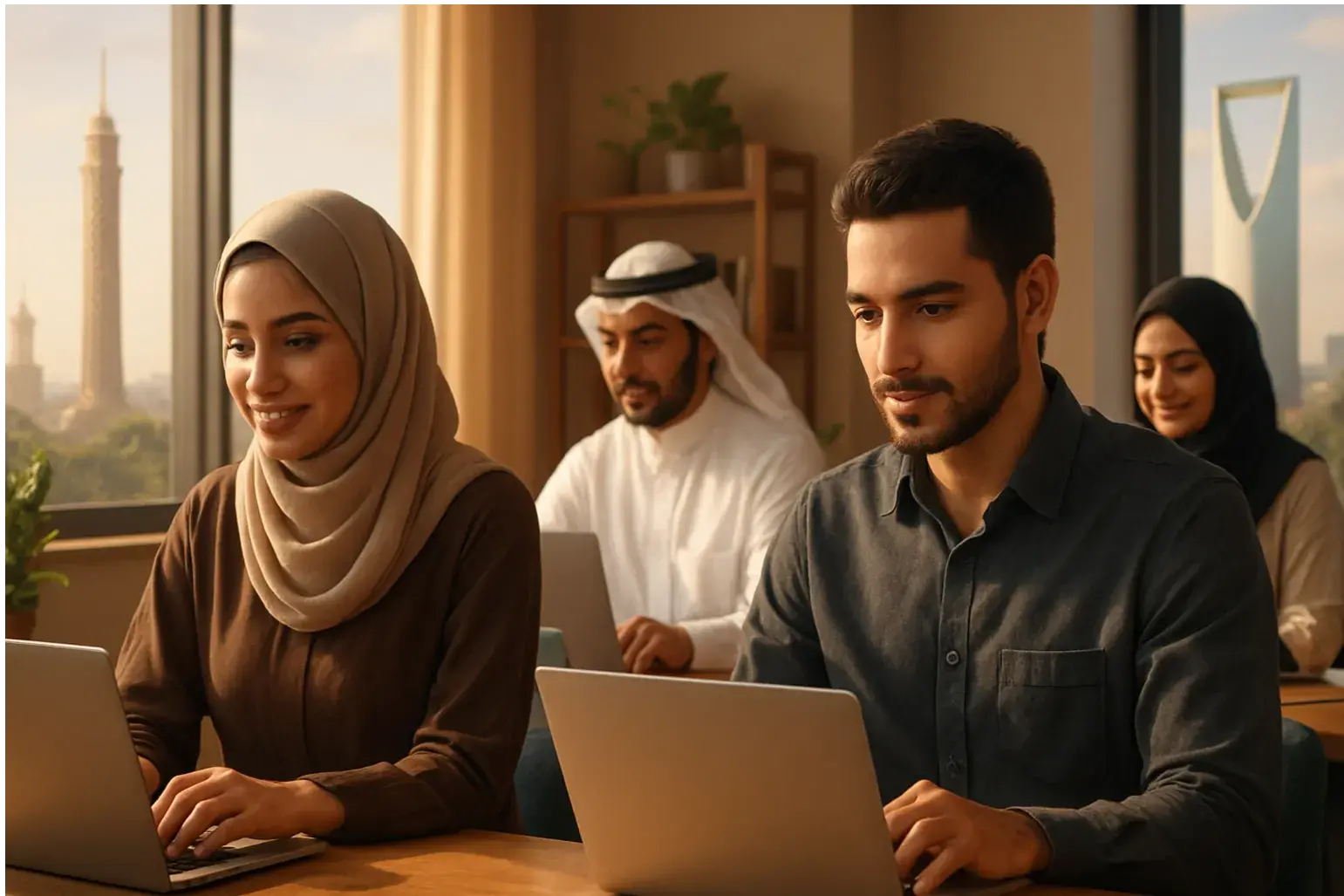 اتجاه الشباب العربي نحو الشغل الحر والعمل عن بعد